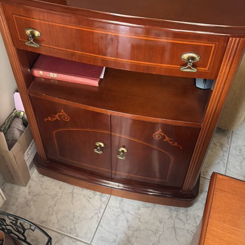 Console dresser made of solid cherry wood like new