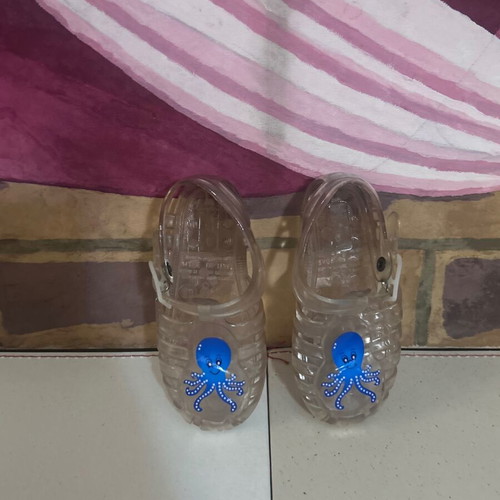 Lelli Kelly jelly unisex kids sandals size 23 like new, blue octopus design