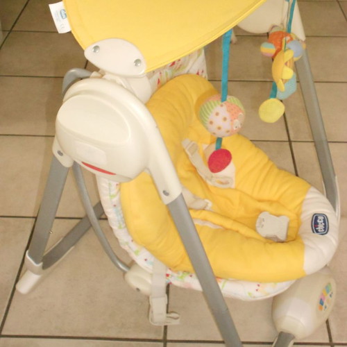 Chicco Altalena Polly Swing baby cradle used