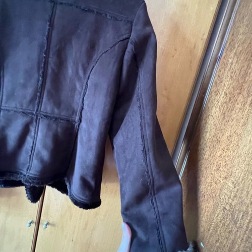 Vintage castor short jacket like new, brown, size medium