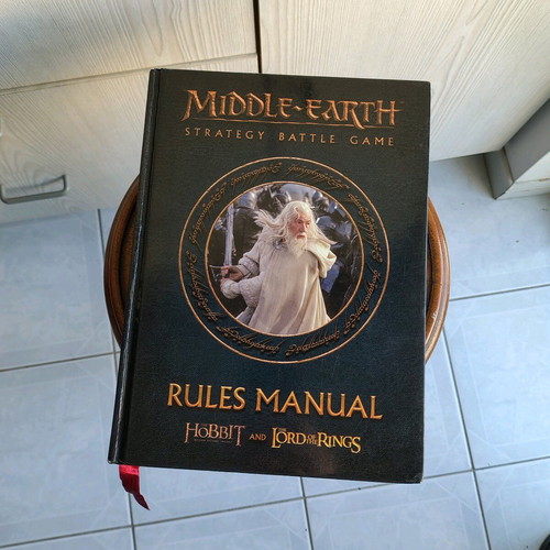 Middle Earth Strategy Battle Game Rules Manual like new