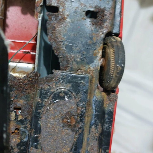 Tin cars used, pack, vintage, for parts