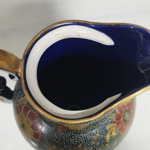 Limoges decorative jug like new with floral and gold details