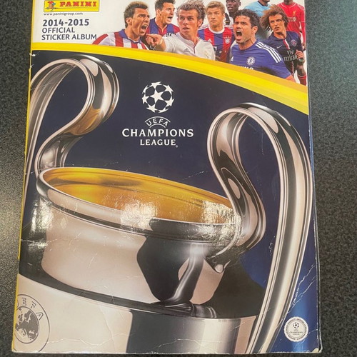 Panini UCL 2014/15 album used, complete