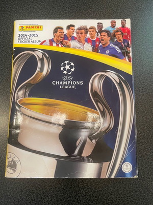 Panini UCL 2014/15 album used, complete
