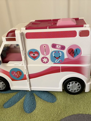 Barbie ambulance with alarm, excellent condition