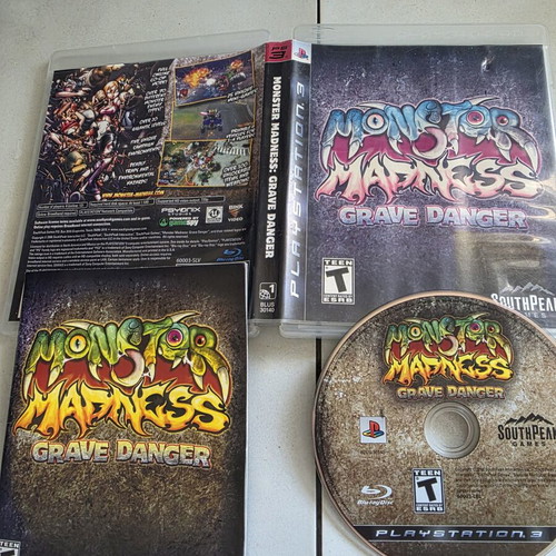 Monster Madness Grave Danger PS3 game used