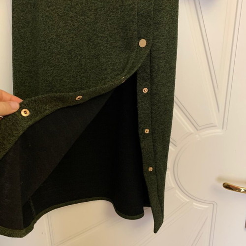 Wool dress like new, green