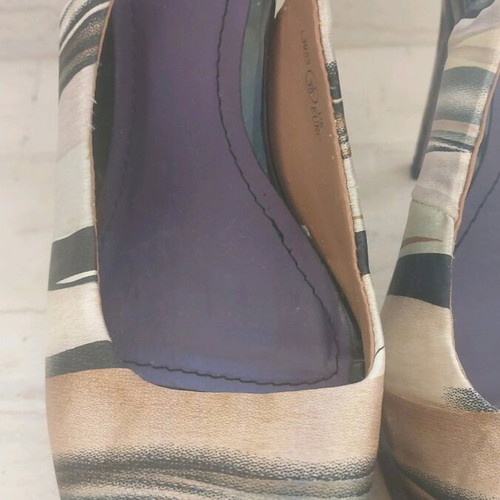 Peeptoe shoes Seven used, size 36, multicolor