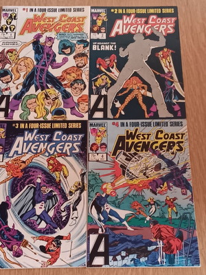 West Coast Avengers (1984) #1-#4 set like new Marvel Comics