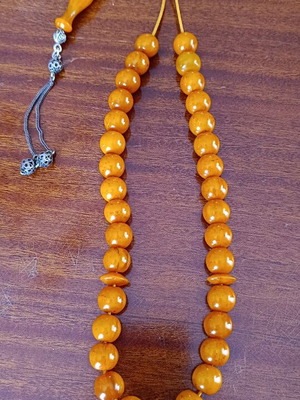 Mastic Worry Beads used, collectible, over 80 years old