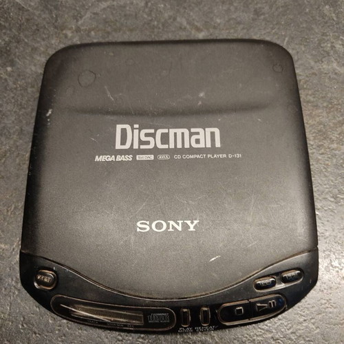 Sony Diskman D-131 used, for repair or spare parts only