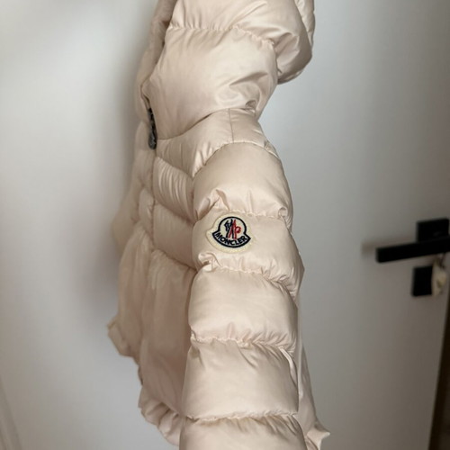 Moncler Odile Nylon Down Jacket like new, size 3-6 months, light pink
