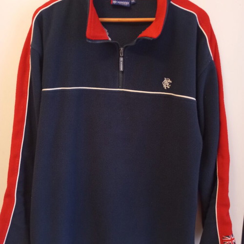 Glasgow Rangers football fleece 2005 used, size 2XL