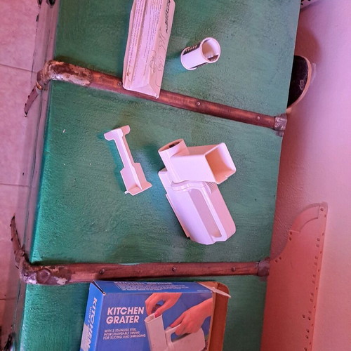 Vegetable grater used, all together
