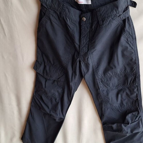 Jucca XS Cargo Black Cotton Pants like new