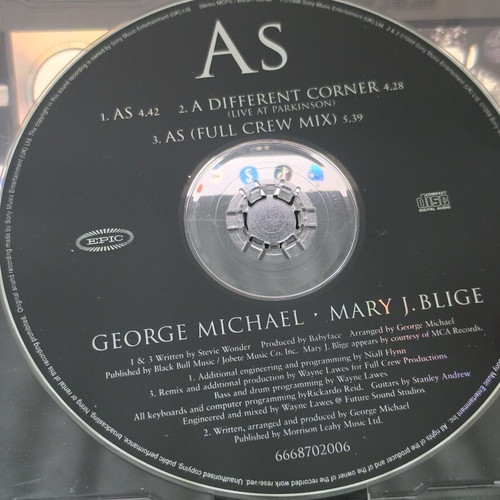 George Michael As CD used, rare duet