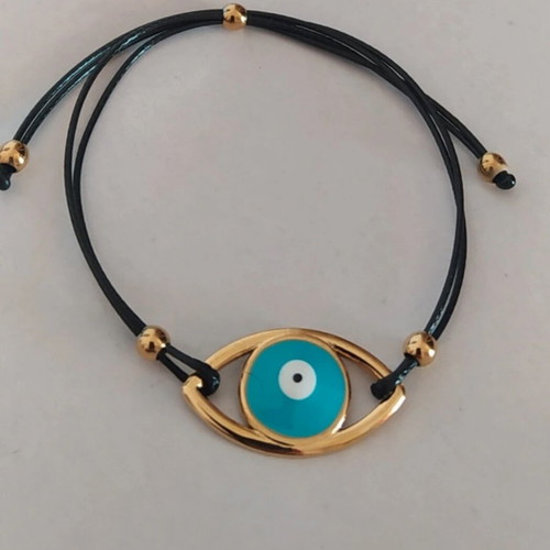 Mataki bracelet new, stainless steel, black and gold
