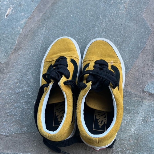 Vans Old Skool athletic shoes like new, size 35, yellow