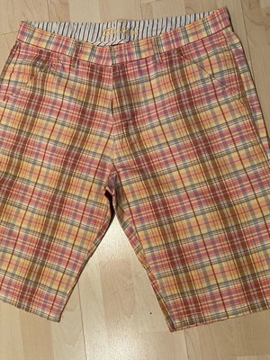 Paralase checked bermuda shorts like new, waist 43cm, size XL