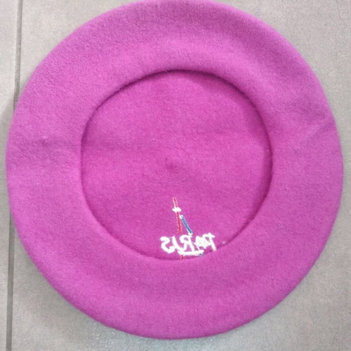 Pink beret new, unworn from Paris