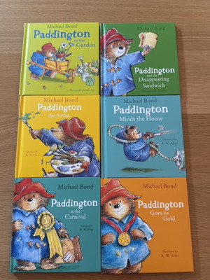 Paddington Bear books new, hardcover, mini size