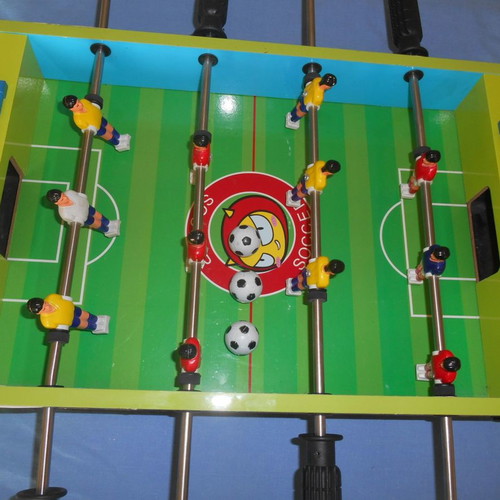 Wooden foosball table used 50x31x10 cm