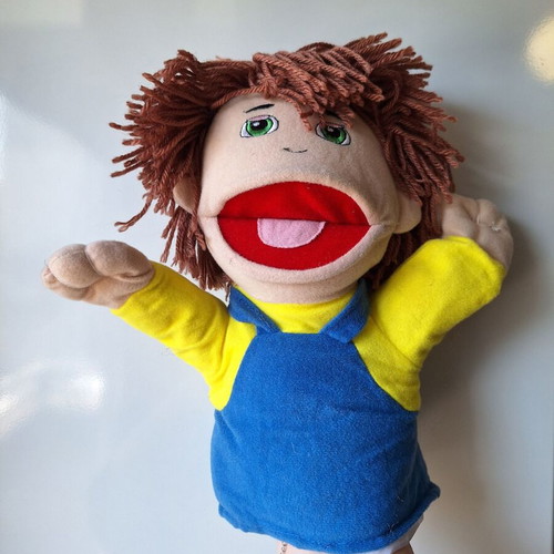 Set of 10 plush puppet theater marionettes for kids party new