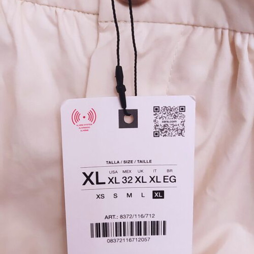 Zara balloon bubble skirt XL, ivory