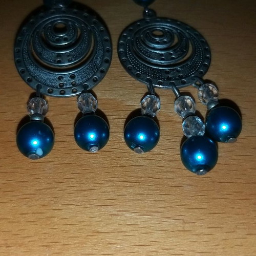 Earrings hanging