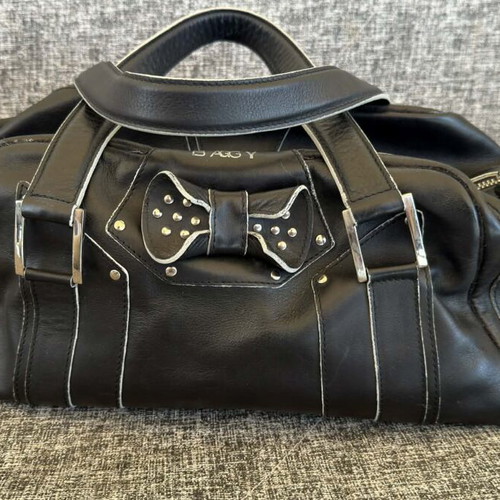 Gaspard Yurkievich leather handbag used, black