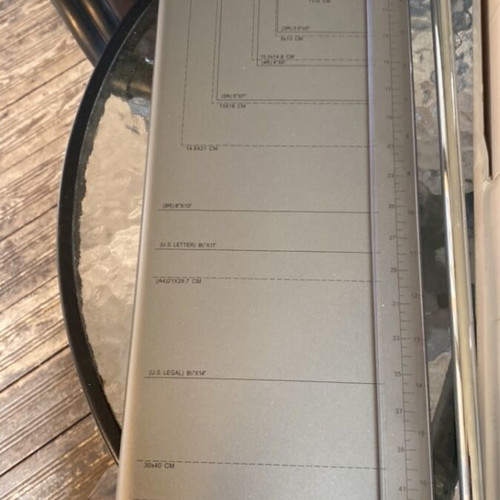 Sigma paper cutter like new with sliding blade