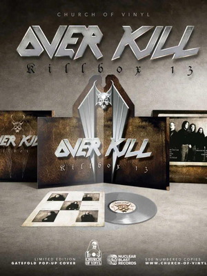 Overkill Killbox 13 Limited Edition Silver Vinyl LP New
