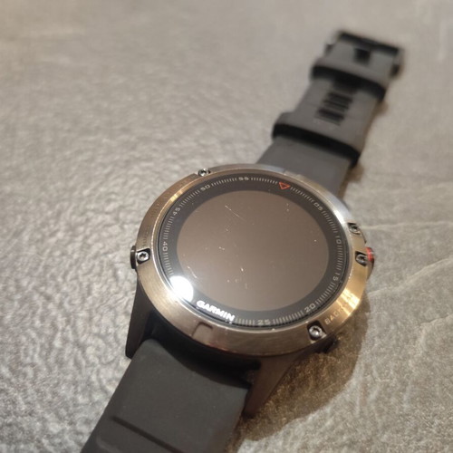 Garmin Fenix 5 smartwatch used, Slate Grey, stainless steel, Gorilla Glass 47mm