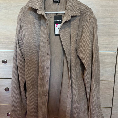 Men's jacket shirt like new XL beige Tag