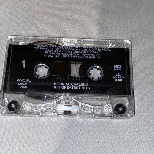 Kylie Minogue, Whitney Houston, Belinda Carlisle 3 rare cassette tapes pack