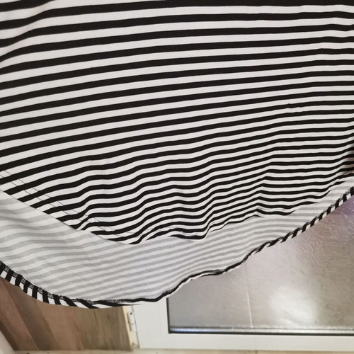 Summer blouse XXL striped black and white like new