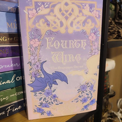Fourth Wing dust jacket for hardback edition new