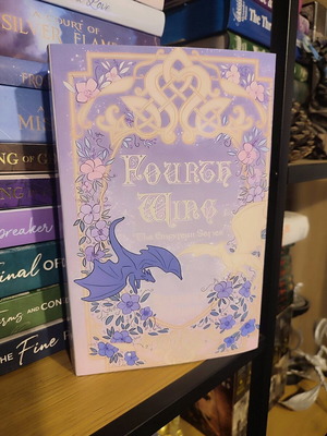 Fourth Wing dust jacket for hardback edition new
