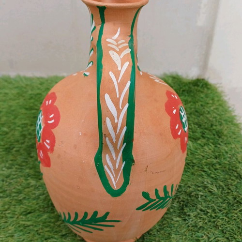 Ceramic jug hand-painted from Mantamados Lesvos like new