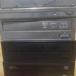 Dvd players used, set of 4, Sata and IDE