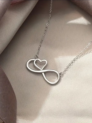 Minimal necklace new stainless steel 316L silver