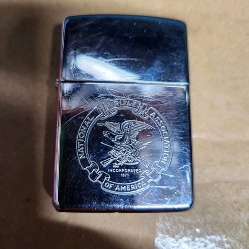 Zippo lighter collectible National Rifle Association of America used