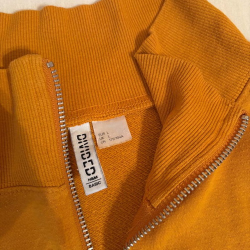 H&M women's sweatshirt like new, orange, size L
