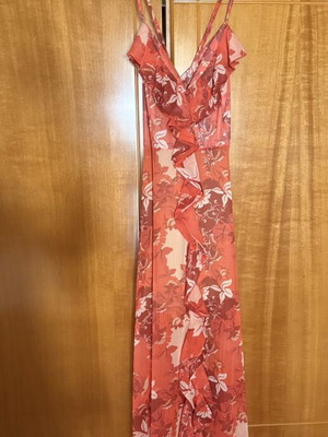 Ciel Concept Dress new, cross back with zipper, orange