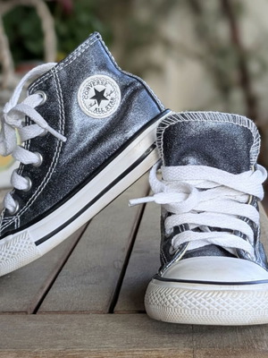 All Star glitter edition baby shoes like new, size 22