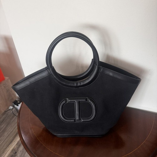 Twinset Milano shoulder basket bag, black