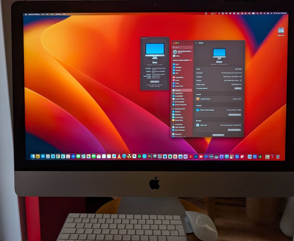 Apple iMac 27-inch Retina 5K used, i5… - € 480,00 - Vendora.cy