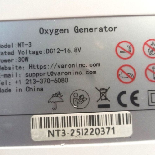 Portable oxygen device