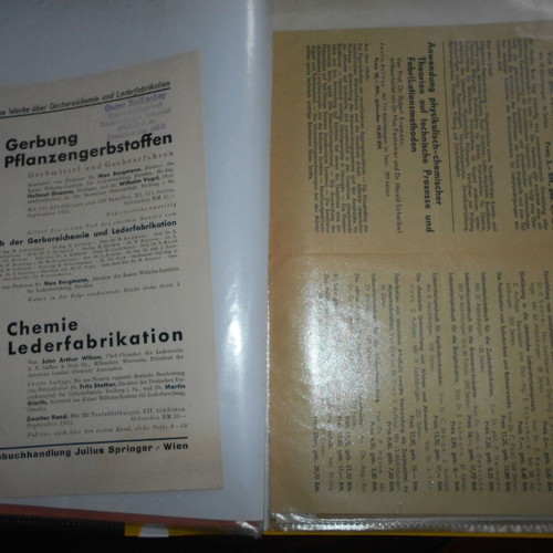 Physical Chemistry used bibliographic pamphlets 1931-1941